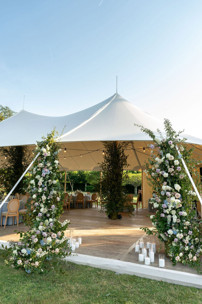 wedding tent rental cost in France